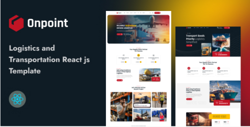 Onpoint - Logistics and Transportation React Js Template