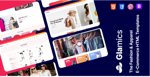 Glamics - The Fashion & Apparel E-Commerce HTML Templates