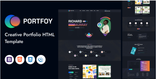 Portfoy - Creative Portfolio HTML5 Template
