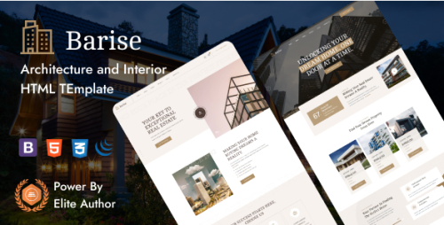 Barise - Architecture & Interior HTML5 Template