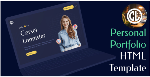 Personal Portfolio CV Resume HTML Template - Cersei Lannister