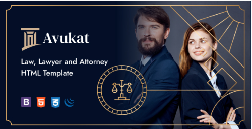 Avukat – Lawyer and Attorney HTML Template