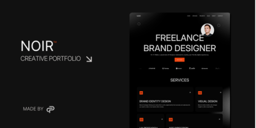 Noir - Creative Portfolio HTML Template