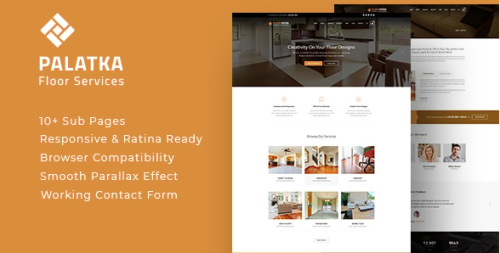 Palatka : Floor and Paving Service HTML Template