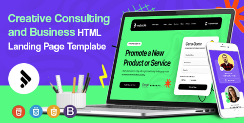 Websole - Creative and Business Consulting HTML Landing Page Template
