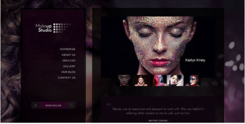 Makeup | Barbershop HTML Template