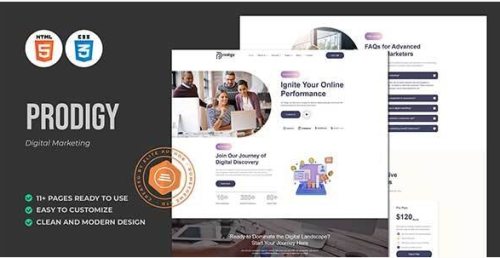 Prodigy - Digital Marketing HTML Template