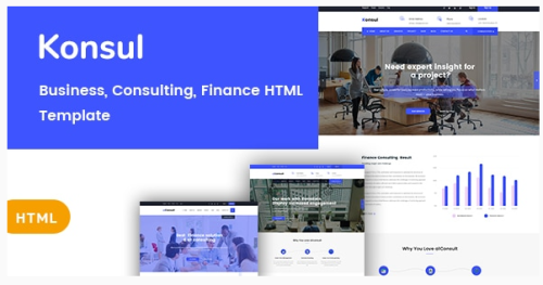 Konsul - Business & Consulting HTML Template