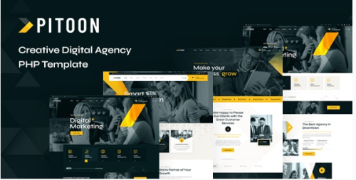 Pitoon – PHP - Creative Digital Agency Template