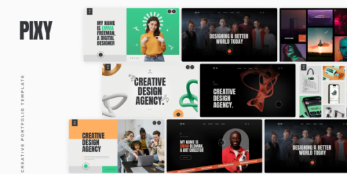 Pixy - Creative portfolio template