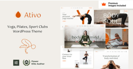 Ativo - Yoga Sports Club WordPress Theme 12.4