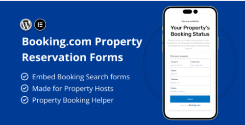 Booking.com Property Reservation Forms for Element 1.0