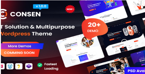 Consen - IT Solution & Business WordPress Theme  1.0