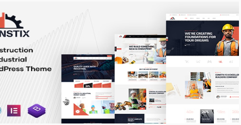 Constix - Construction Industrial WordPress Theme  1.0
