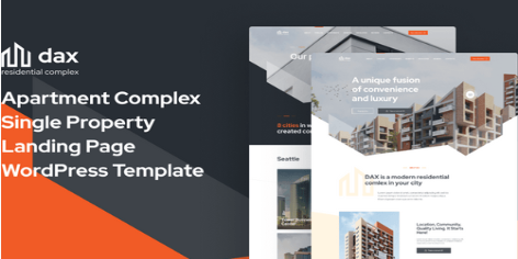 DAXX - Apartment Complex WordPress Theme  1.0