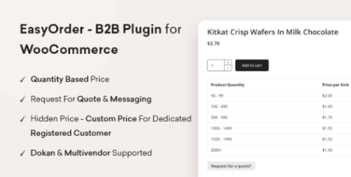 EasyOrder - B2B Plugin for WooCommerce 1.0.2