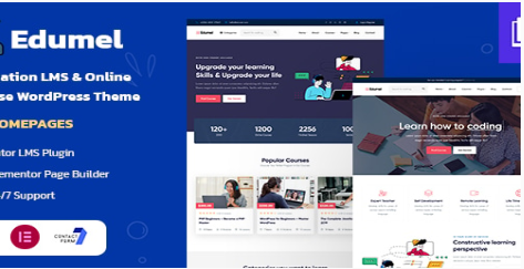 Edumel- Education LMS WordPress Theme  1.0