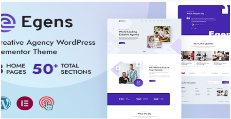 Egens - Creative Agency WordPress Theme  1.0