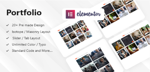 Elementor Portfolio Addon Wordpress Plugin - Video 1.0