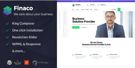 Finaco - Consulting & Business WordPress Theme 2.7