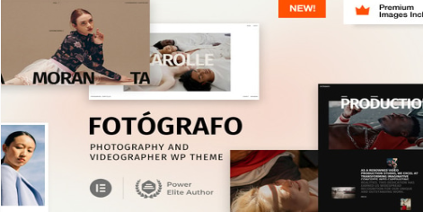 Fotógrafo - Photography Videographer WordPress Theme 2.3