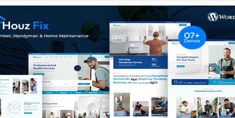 HouzFix - Plumber, Handyman WordPress Theme 1.0.9
