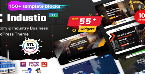 Industio - Industry & Factory WordPress Theme