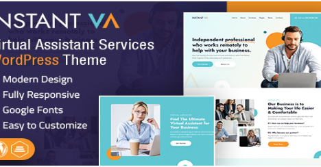 Instant VA | Virtual Assistant WordPress Theme  1.0