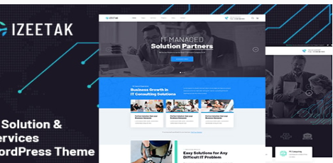 Izeetak – IT Solutions & Services WordPress Theme 1.3.4