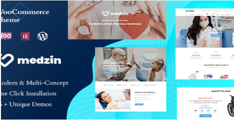 Medzin – Multipurpose Medical WooCommerce WordPress Theme 1.0.4