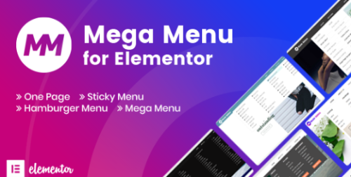 Mega Menu for Elementor