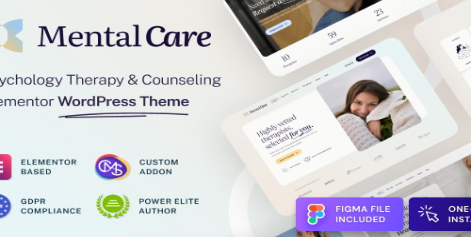 Mental Care - Therapy & Counseling WordPress Theme 1.0.5
