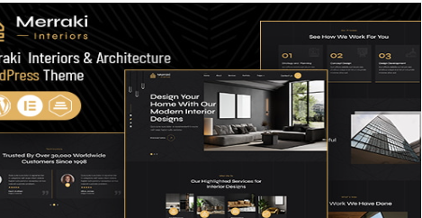 Merraki | Interiors & Architecture WordPress Theme