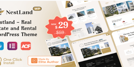 NestLand - Real Estate WordPress Theme 1.1