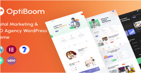 OptiBoom – Digital Marketing & SEO Agency WordPress Theme 1.0.5