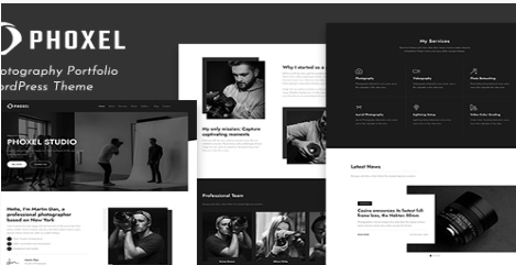 Phoxel - Photography Portfolio WordPress Theme  1.0