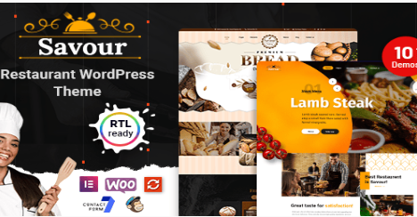 Savour - Restaurant WordPress Theme  1.0