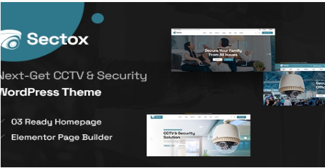 Sectox - CCTV & Security WordPress Theme  1.1.0