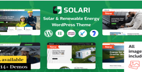 Solari - Ecology & Solar Energy WordPress Theme 2.0.3