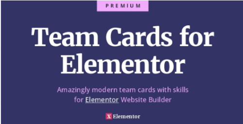 Team Cards for Elementor 1.0