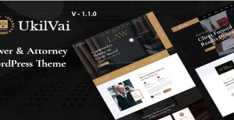 Ukilvai - Lawyer & Attorney WordPress Theme