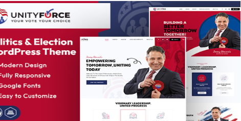 UnityForce | Politics & Election WordPress Theme