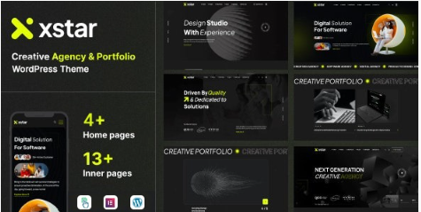 Xstar - Creative Agency & Portfolio WordPress Theme