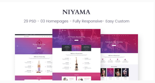 Niyama | Multipurpose Yoga & Gym, Dance HTML5 And Bootstrap Templates