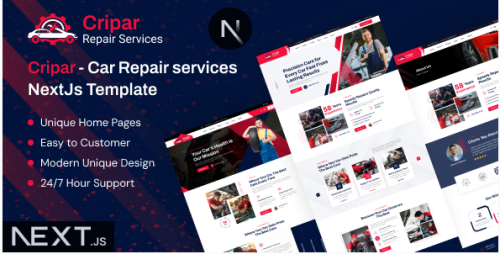 Cripar - Car Repair Services NextJs Template