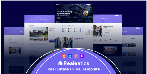 Realestics - Real Estate HTML Template