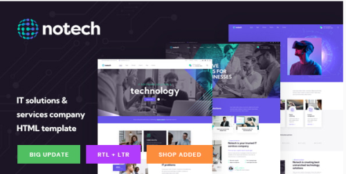 Notech - IT Solutions & Services HTML Template