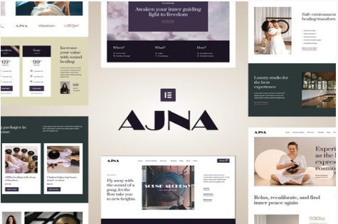 Ajna - Sound Healing & Music Therapy Elementor Pro Template Kit 1.0