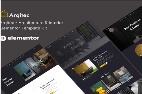 Arqitec - Architecture & Interior Elementor Template Kit 1.0