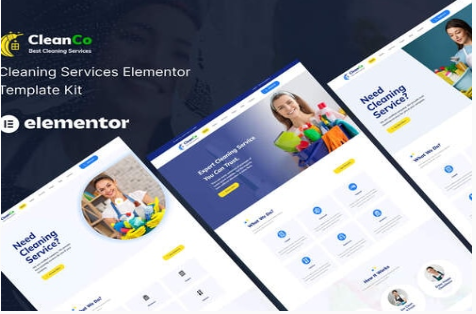 Cleanco – Cleaning Service Elementor Template Kit 1.0